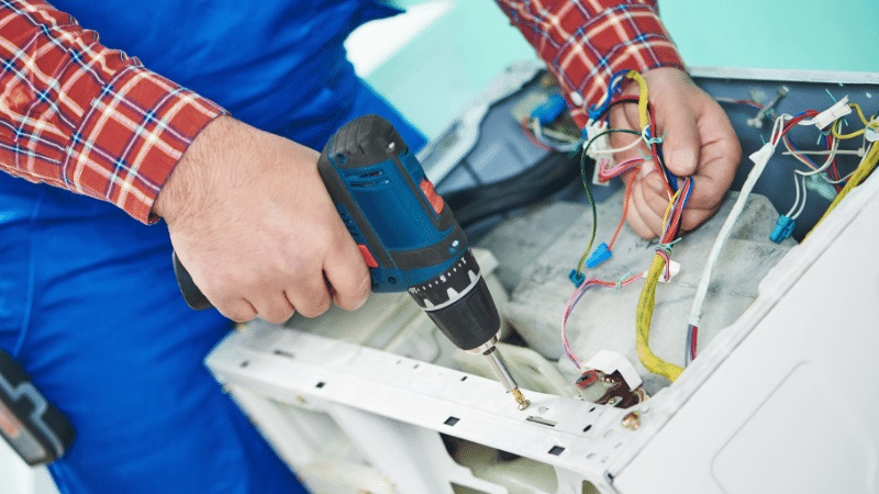 Kırkağaç Fagor Fagor çamaşır makinesi kart tamiri – Su almama arızası orijinal parça ile giderildi. - Teknik servis örneği